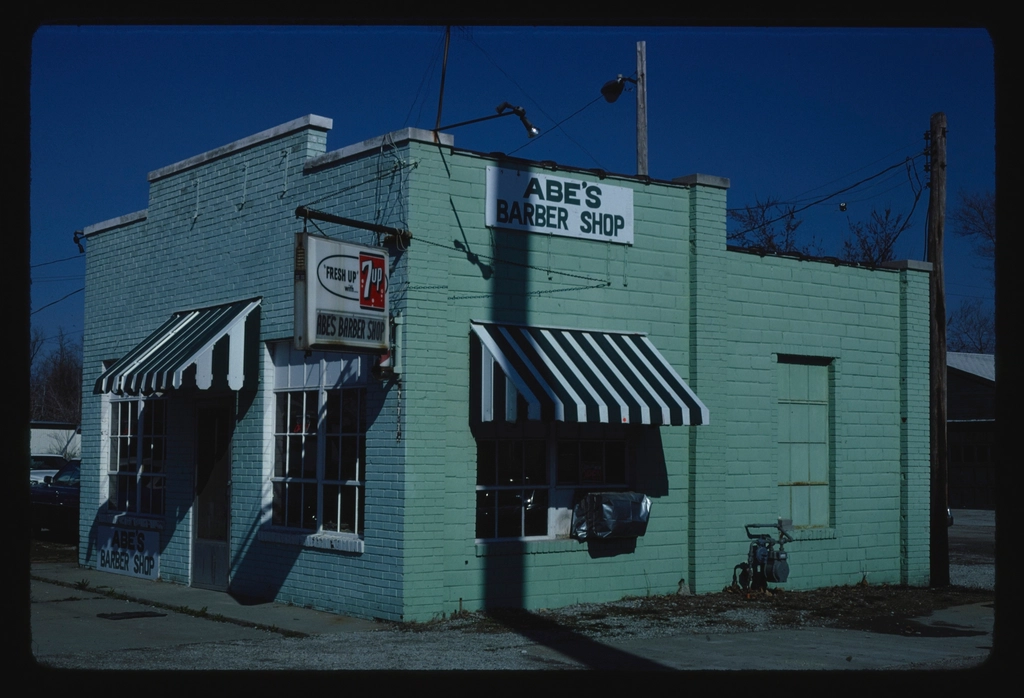 A classic barber shop